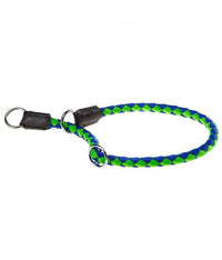 Thumbnail for Ferplast Twist CS Nylon Dog Semi - Strangling Collar[Color - Blue, Dimension - Ø12mm x 35cm]