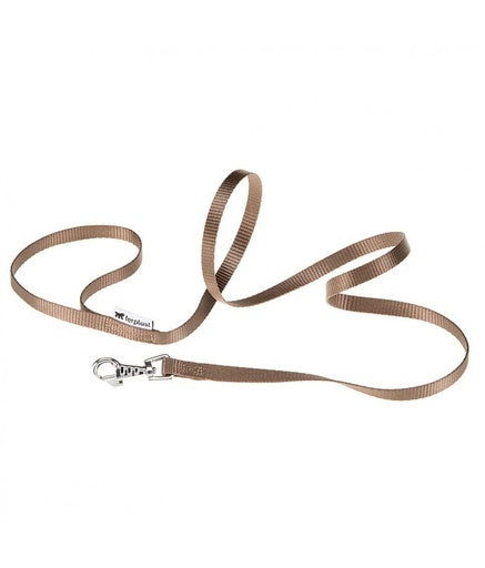 Ferplast Club G Nylon Dog Leash[Color - Brown, Dimension - 10mm x L 120cm]