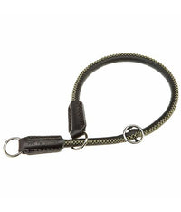 Thumbnail for Ferplast Half-Choke Collar for Dogs Eco-Leather[Color - Black, Dimension - 35cmx10mm]