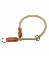 Thumbnail for Ferplast Half-Choke Collar for Dogs Eco-Leather[Color - Grey, Dimension - 60cmx10mm]