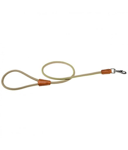 Ferplast Derby G Faux Leather Dog Leash[Color - Grey, Dimension - Ø7mm x 110cm]