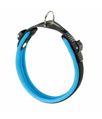 Thumbnail for Ferplast Dog Collar with Soft Padding and Closure with Micro Regulation[Color - Blue, Dimension - 42cmX15mm]