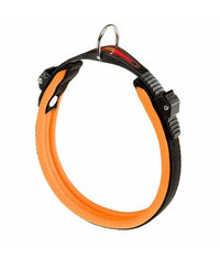 Thumbnail for Ferplast Dog Collar with Soft Padding and Closure with Micro Regulation[Color - Orange, Dimension - 42cmX15mm]