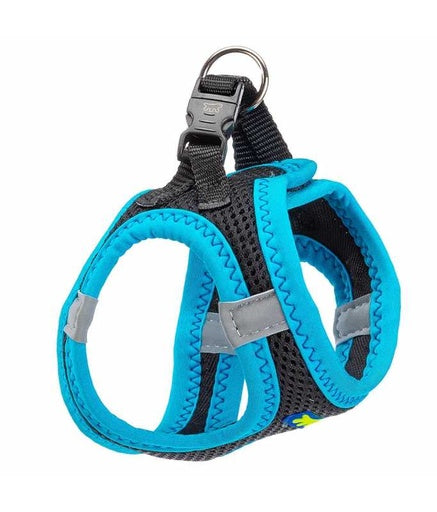 Ferplast Kaori P Breathable Dog Harness[Color - Blue, Size - M, Dimension - 32-34 x 44-48cm]