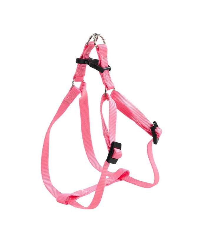 Ferplast Easy P Harness[Color - Pink, Dimension - 45-63cm x 15mm]