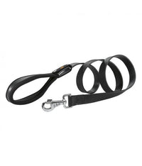 Thumbnail for Ferplast Giotto G Dog Leather Leads[Color - Black, Dimension - 25mm x L 120cm]