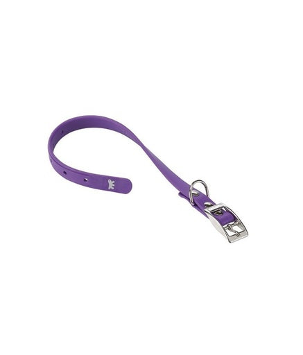 Ferplast Ergoflex CF Techno - rubber Dog Collar[Color - Purple, Dimension - 27-37cm x 18mm]