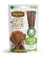 Thumbnail for Dog Fest Dental Treats For Adult Dogs -Chewy Roll - Beef 100g
