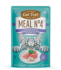 Thumbnail for Cat Fest Meal No 4 Cat Food in Jelly-Tuna With Scallop 50g [Minimum Order:12pcs]