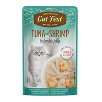 Thumbnail for Cat Fest Tuna With Shrimp In Tender Jelly For Cats 70g [MOQ:12pcs]