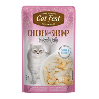 Thumbnail for Cat Fest Chicken With Shrimp In Tender Jelly For Cats 70g [MOQ:12pcs]