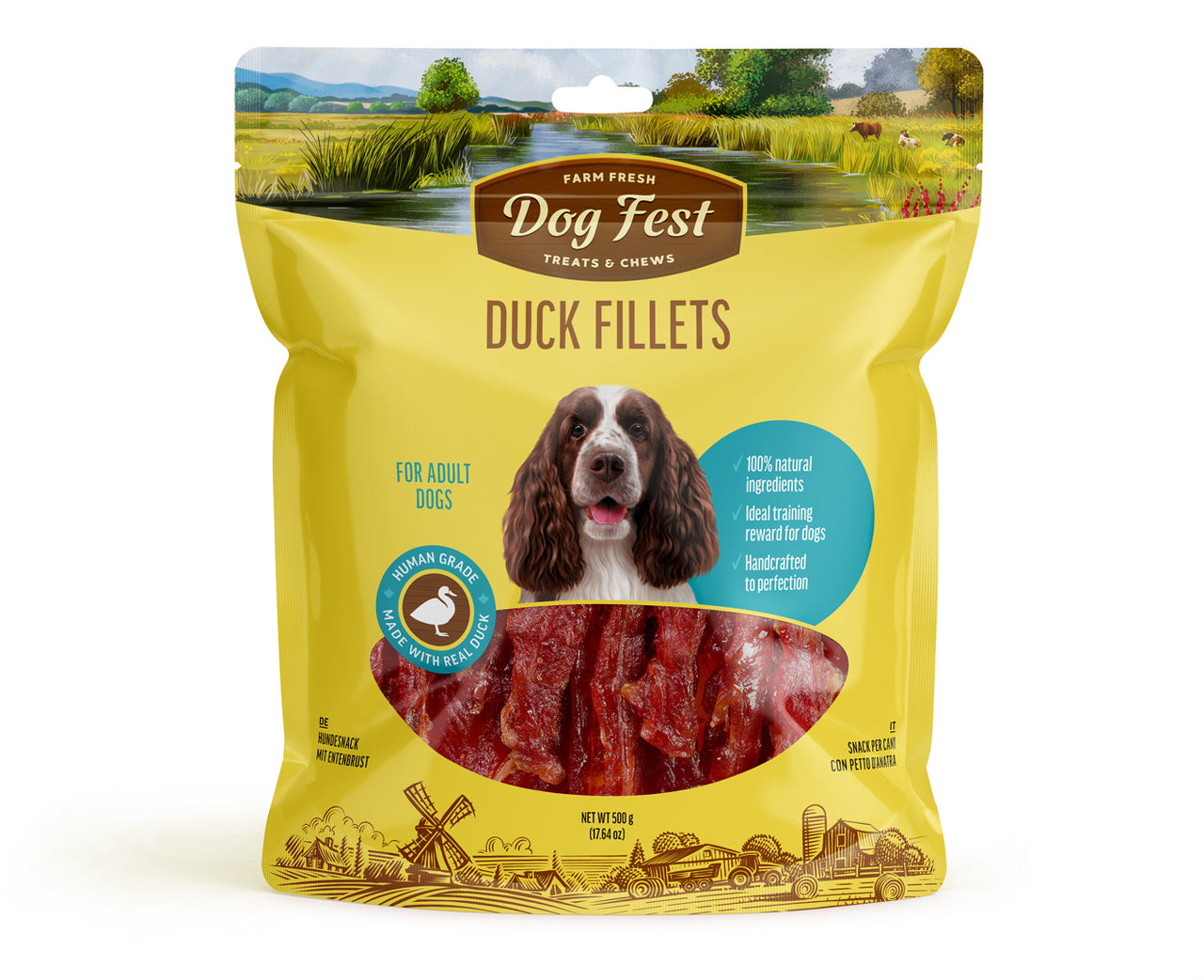 Dog Fest Duck Fillets For Adult Dogs - 500g