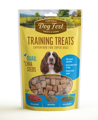 Thumbnail for Dog Fest Training Treats Quail & Chia Seeds 90g[Weight - 90g]