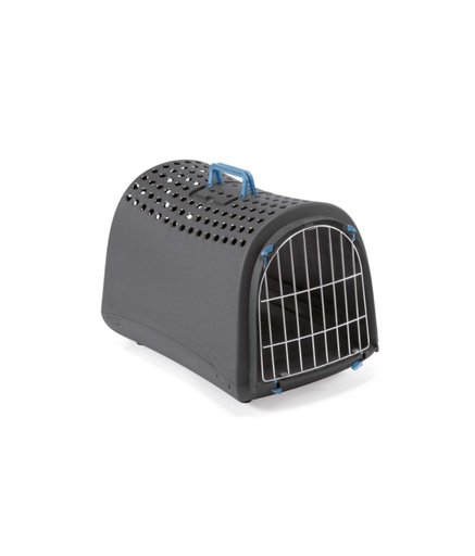 IMAC Linus Carrier for Cats and Dogs - Second Life Plastic - 50 x 32 x 34.5cm[Color - Black]