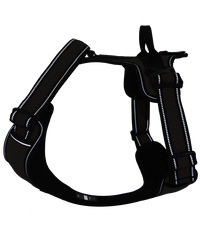Doco Vertex Front Range Harness - 3m Reflective[Color - Black, Size - S]
