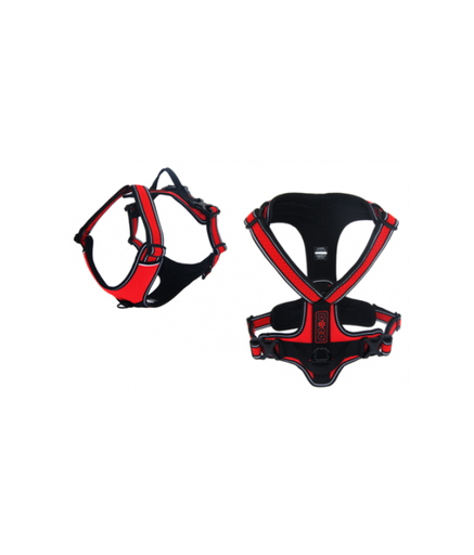 Doco Vertex Front Range Harness - 3m Reflective[Color - Maroon, Size - S]