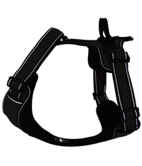 Doco Vertex Front Range Harness - 3m Reflective[Color - Black, Size - M]