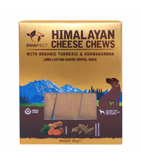 Pawfect Himalayan Cheese Chew Bar with Turmeric and Ashwagandha 195g (3x 65g)