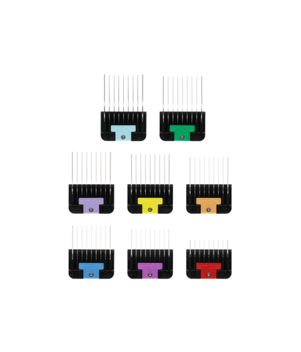 Andis Universal Stainless Steel Combs 8-Piece Set
