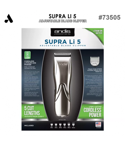 Andis Supra Li 5 Adjustable Blade Clipper