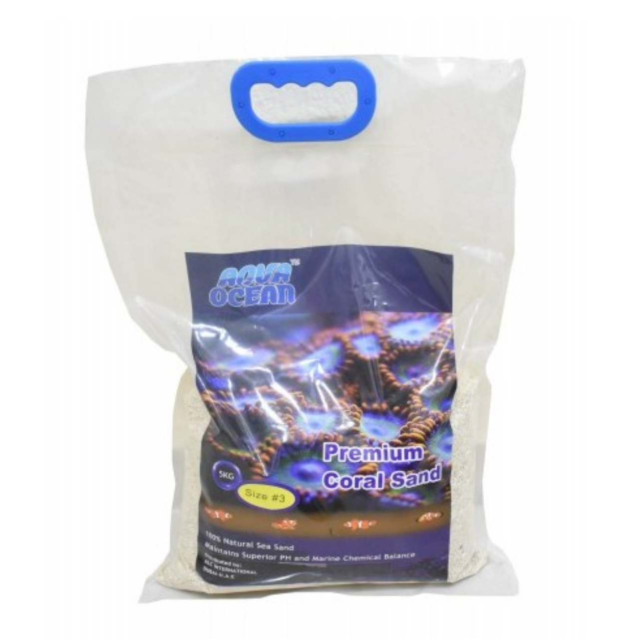 Aqua Ocean Premium Coral Sand Size-3(2mm-3mm)[Weight - 5kg]
