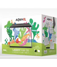 Thumbnail for Aquael Aquarium Set Leddy Mini 35 Black