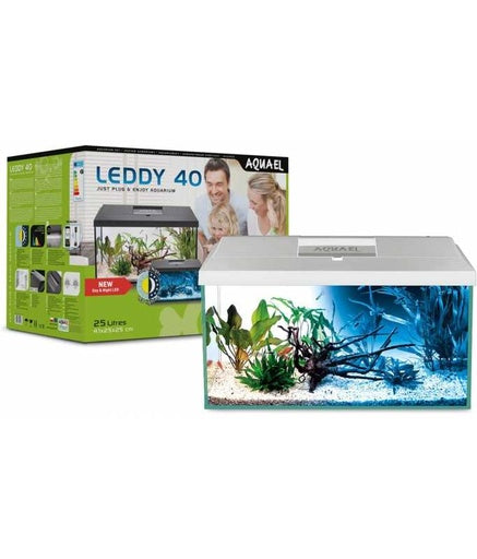 Aquael Leddy Aquarium Set Plus D&N 2.0 White[Size - 40 cm]