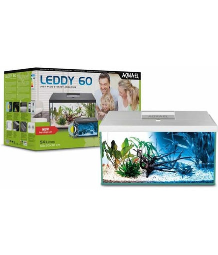 Aquael Leddy Aquarium Set Plus D&N 2.0 White[Size - 60cm]