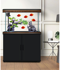 Thumbnail for Karis Perfect Aquarium with Cabinet 620x370x500mm[Color - Black]
