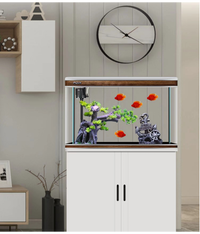 Karis Perfect Aquarium with Cabinet 620x370x500mm[Color - White]