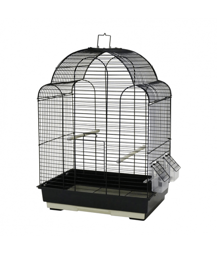 Dayang Bird Cage (Medium) - 42 x 30 x 57cm[Dimension - 42 x 30 x 57cm]-Black (only sold by 6pcs)