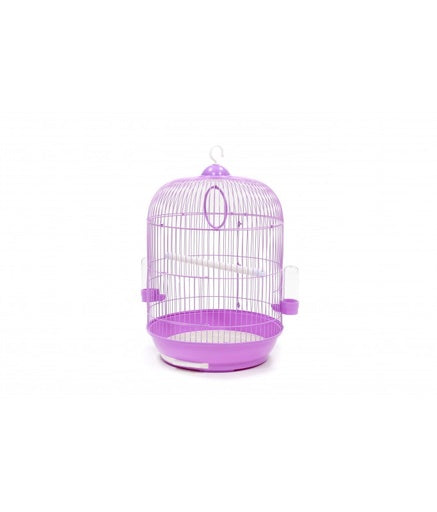 Dayang Bird Cage - A309 (Round) - 33 x 33 x 53cm[Color - White, Dimension - 33 x 33 x 53cm]