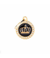 Thumbnail for MY FAMILY BLACK CIRCLE GLAM CROWN GOLD