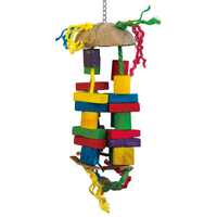 Thumbnail for Vanpet Umberlla Shape Natural Bird Toy 38x13cm-BTLB00209