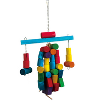 Thumbnail for Vanpet Natural Bird Toy For Large Birds 53x31cm -BTLB00215