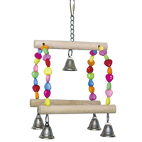 Thumbnail for Vanpet Hanging Square Natural Bird Toy 24x13cm-BTLB00345