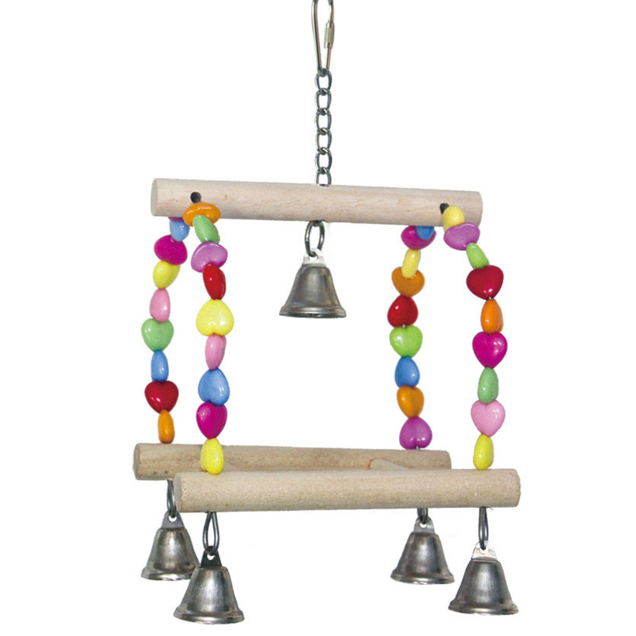 Vanpet Hanging Square Natural Bird Toy 24x13cm-BTLB00345