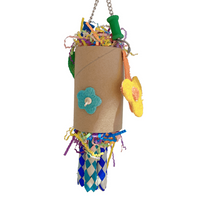 Thumbnail for Vanpet Multi Color Sticks Cylindrical Bird Toy 30x8cm-BTLB01167