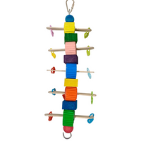 Thumbnail for Vanpet Multi Layer Roller Bird Toy 21x8cm-BTLB01189