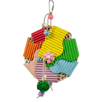 Thumbnail for Vanpet  Multicolor Flower Bird Toy 28x16cm-BTLB01201