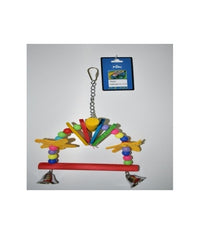 Thumbnail for VanPet Bird Toy Natural And Clean D Shape - Bell - 30.5x15cm