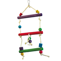 Thumbnail for Vanpet 3-Step Hanging Natural Bird Toy 50x25cm-BTLB00357