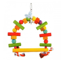 VanPet D-Shape Sitting Toy For Small  &  Medium Birds 15.7