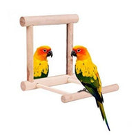 Thumbnail for VanPet Bird Toy Mirror Bird Toy - 10x10x7 cm