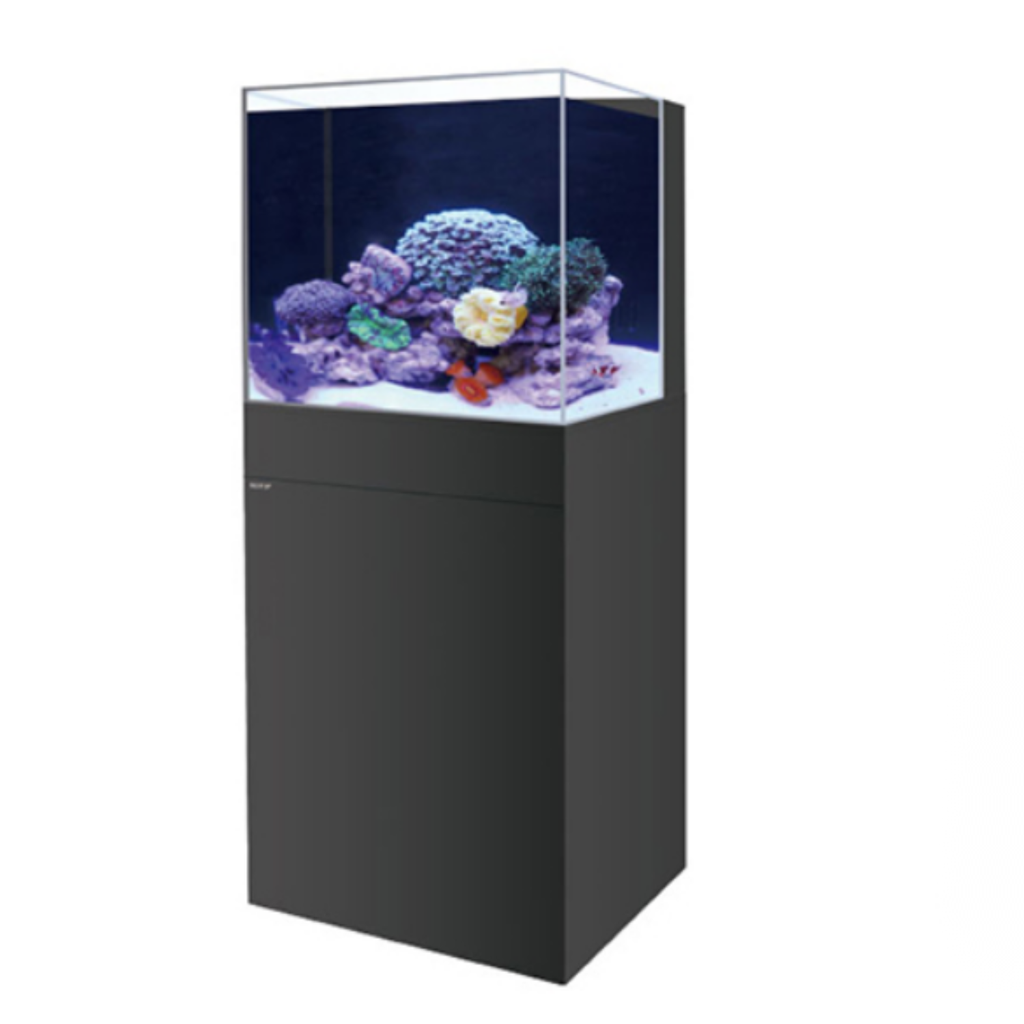 Boyu Marine Aquarium-Black, Tank + Cabinet Set (Back Filtration System)[Dimension - 673x534x483cm]