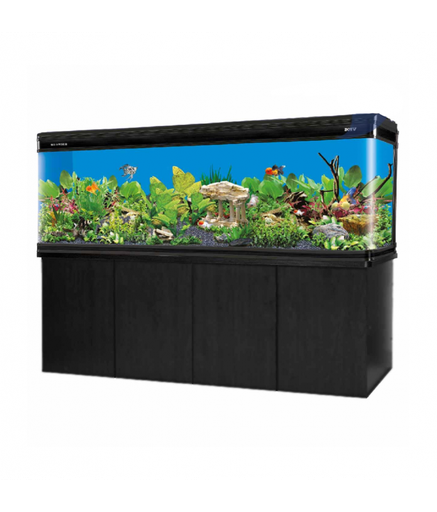 Boyu LZ-1500A  Aquarium with Cabinet (Black)[Dimension - 1529L x 600W x 850H mm]