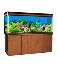 Thumbnail for Boyu LZ-2000 Aquarium (2029L x 600W x 850H mm) with Cabinet (Cherry Color)[Dimension - 2029L x 600W x 850H mm]