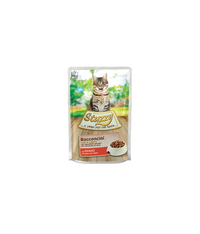 Thumbnail for Stuzzy Cat Chunks with Beef 85g (Min Order 85g – 24pcs)[Weight - 85g]