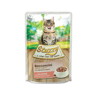Thumbnail for Stuzzy Cat Chunks with Salmon  85g (Min Order 85g – 24pcs)[Weight - 85g]