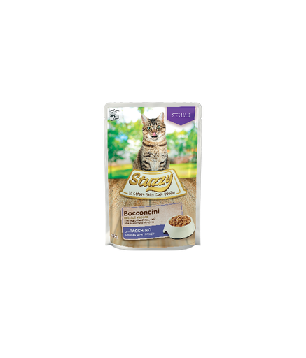 Stuzzy Cat Chunks with Turkey for Sterilized Cats 85g (Min Order 85g – 24pcs)[Weight - 85g]